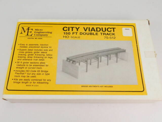 255-75512  -  City Viaduct 150' Dbl-Trk - HO Scale