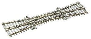 552-SL80  -  Cd100 Sngl Slip Insulfrog - HO Scale